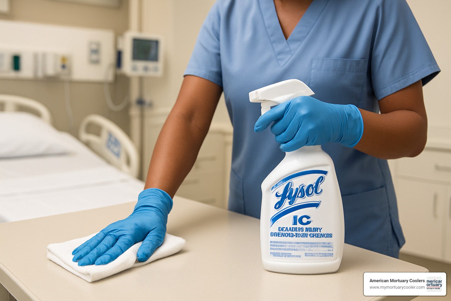 Disinfect Like a Pro with Lysol IC Quaternary Cleaner - American Mortuary Coolers & Equipments Disinfect Like a Pro with Lysol IC Quaternary Cleaner - American Mortuary Coolers & Equipments